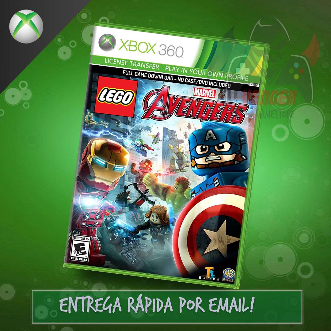 Cartão Ativação LEGO Marvel Super Heroes - Steam Para Computador