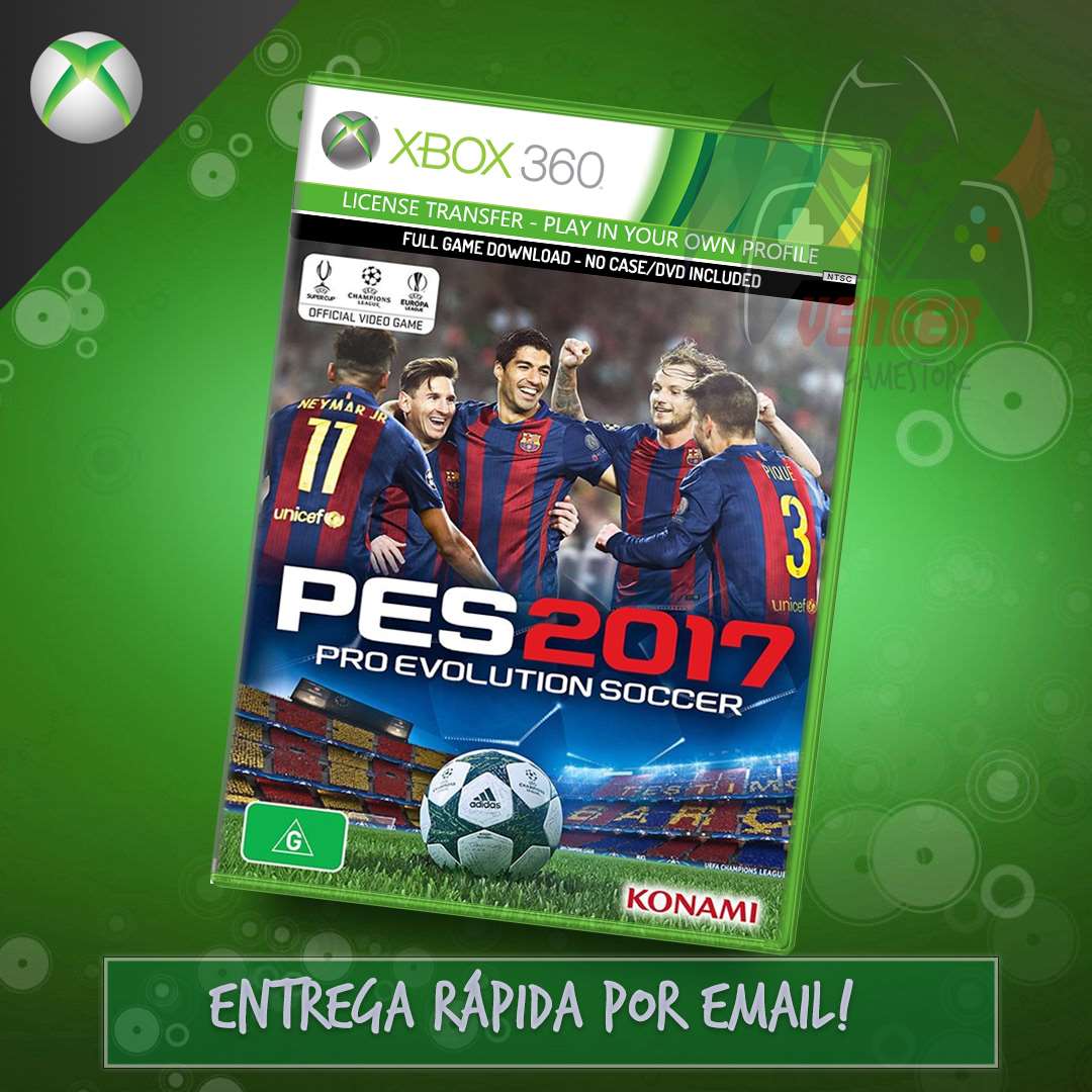 🎮 O NOVO PES 2023 de GRAÇA no XBOX 360 - EUROPA 100%, NOVO