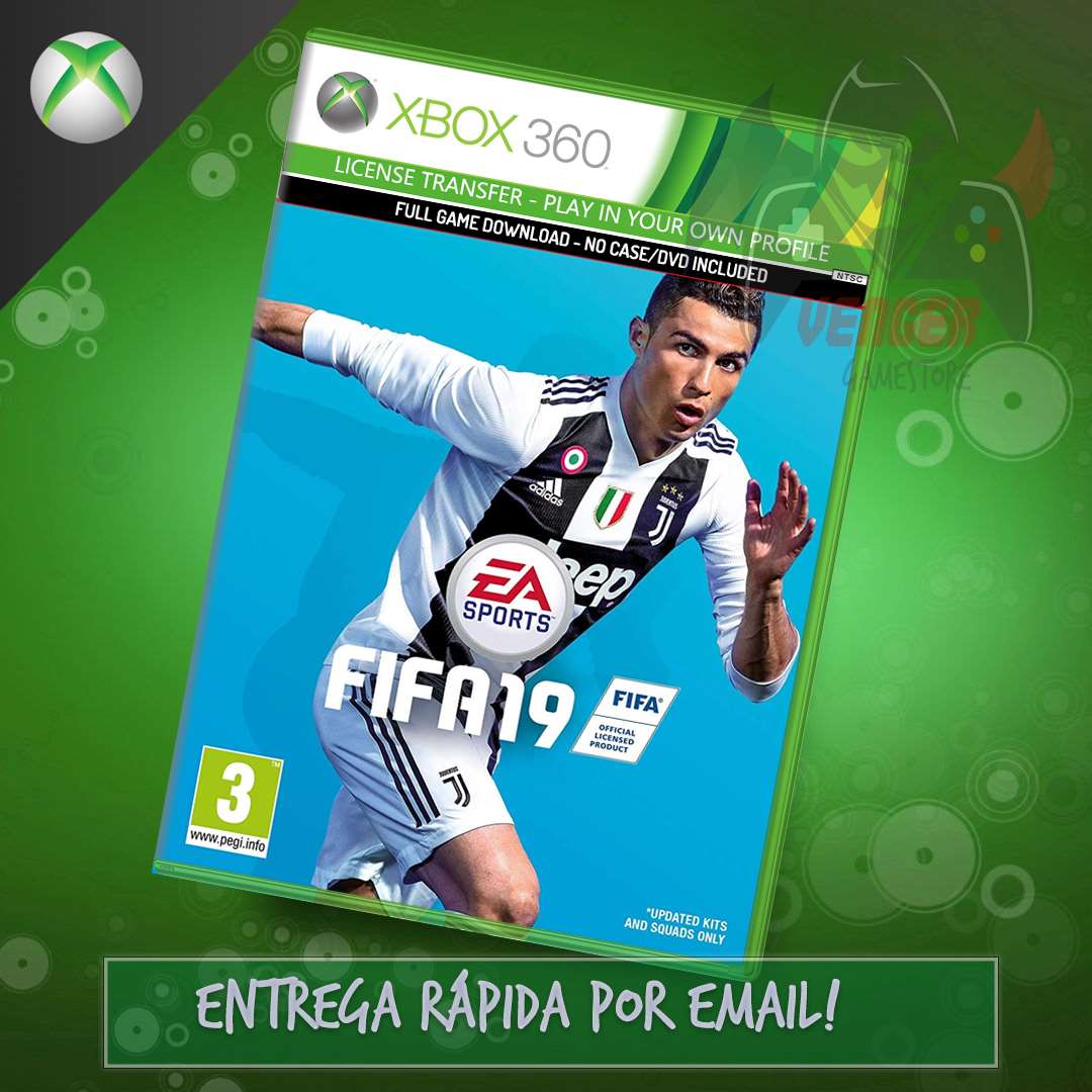 Jogo fifa 19 xbox 360 original