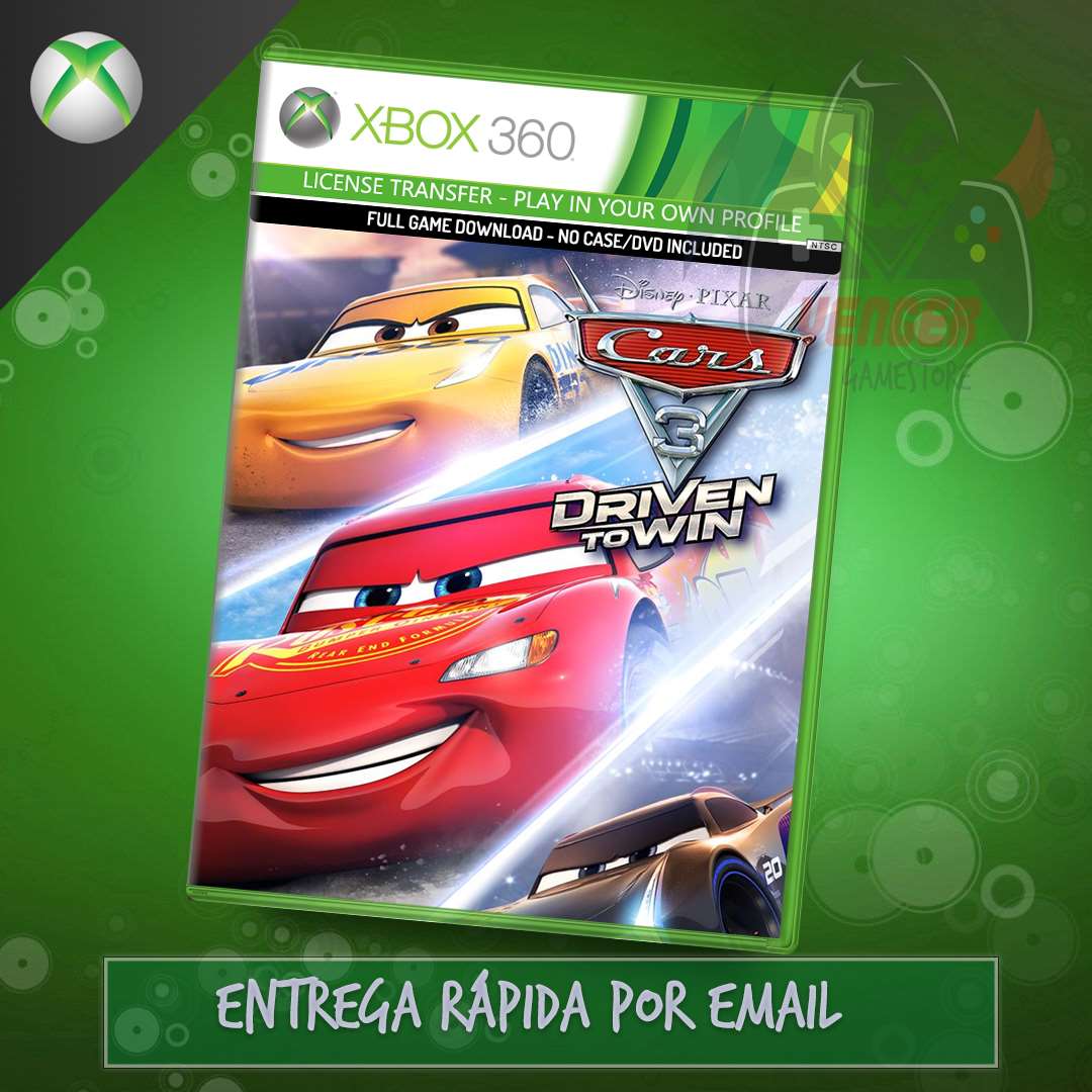 Jogo Carros 3: Correndo Para Vencer Xbox 360 Warner Bros com o