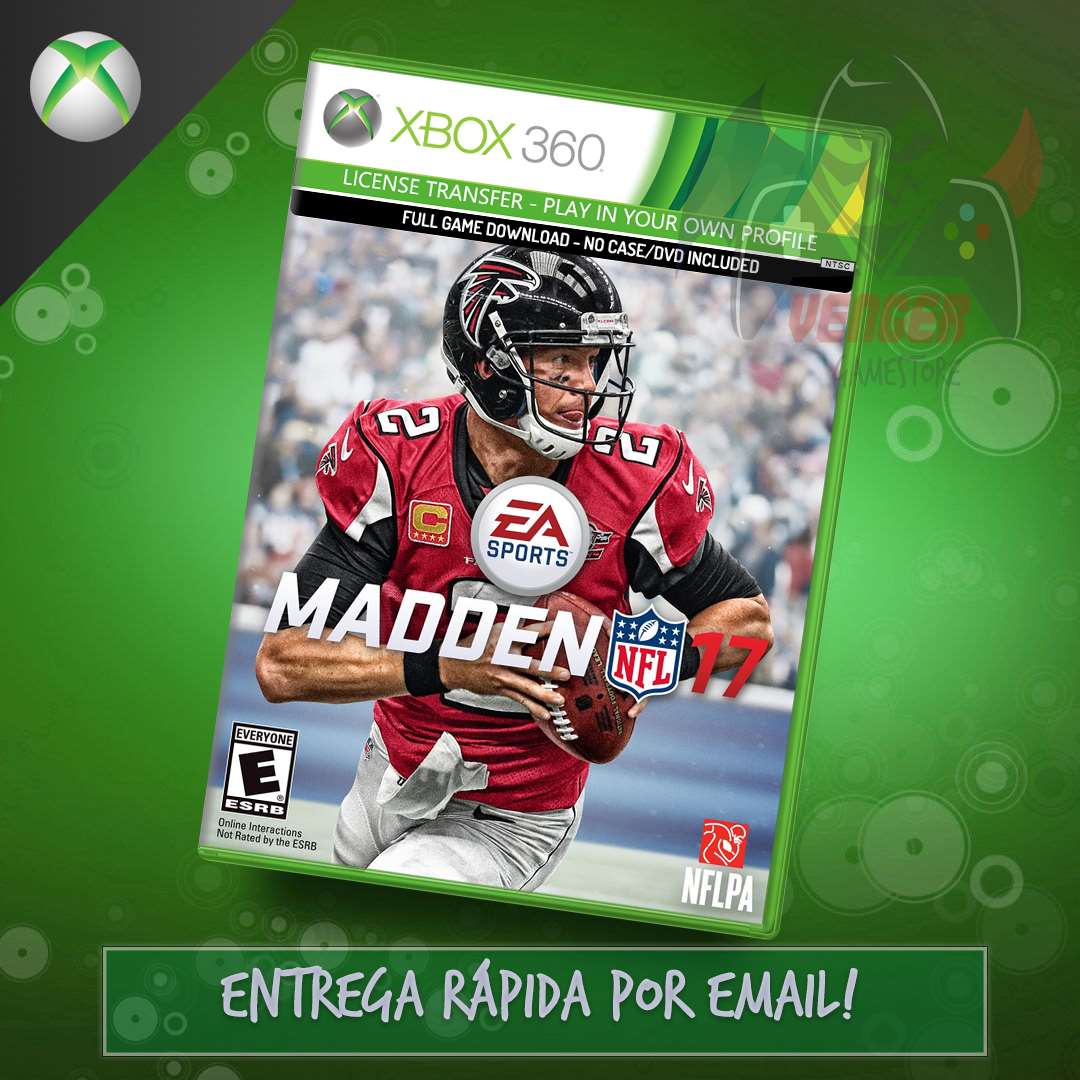 Fifa 18, Xbox 360, Mídia Digital, Transferência de Licença - Venger  Games