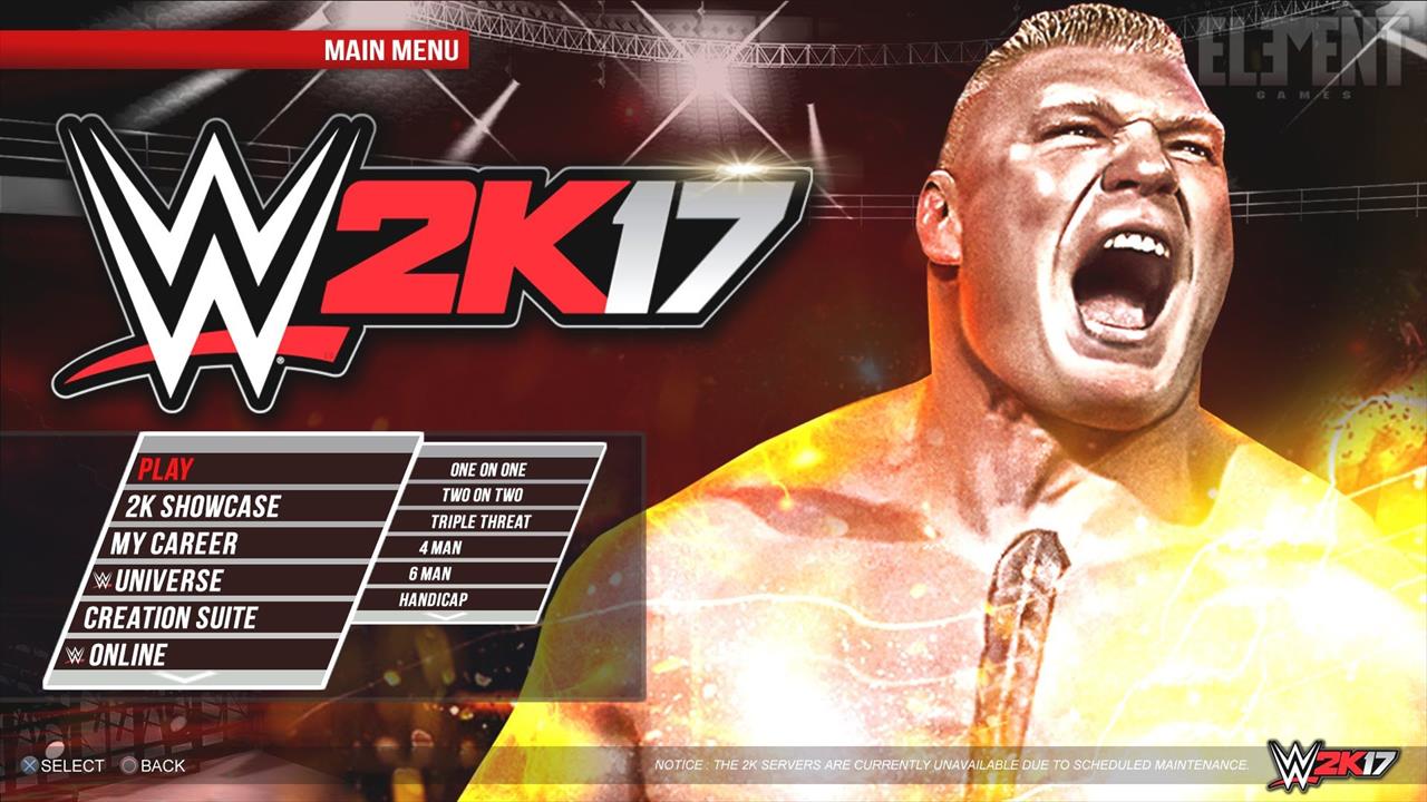 Pode rodar o jogo WWE 2K17?