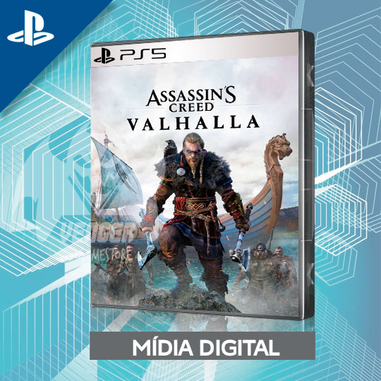 Assassins Creed Valhalla PS5 Mídia Digital - Venger Games