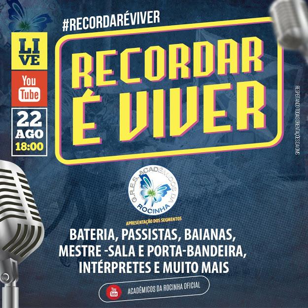 Acadêmicos da Rocinha protagoniza primeira live com seus segmentos