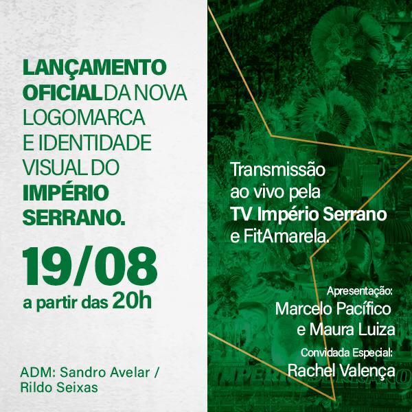 Império Serrano realiza live para apresentar nova logomarca e identidade visual nesta quarta
