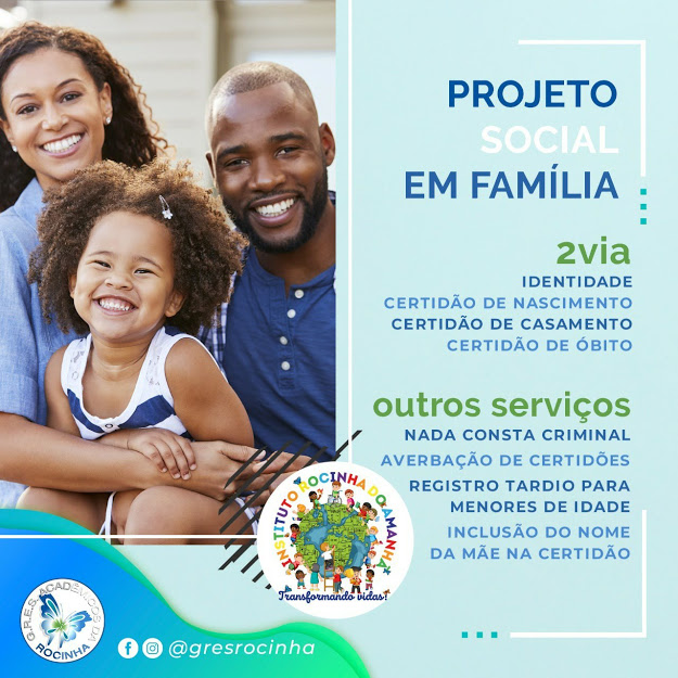 Acadêmicos da Rocinha proporciona ação social para emissão de documentos