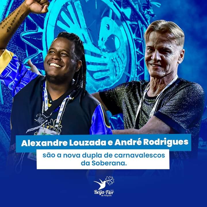 Carnaval da Beija-Flor será assinado por Alexandre Louzada e André Rodrigues em 2023