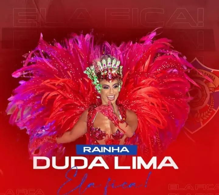 Duda Lima segue como rainha de bateria do Pega no Samba em 2024