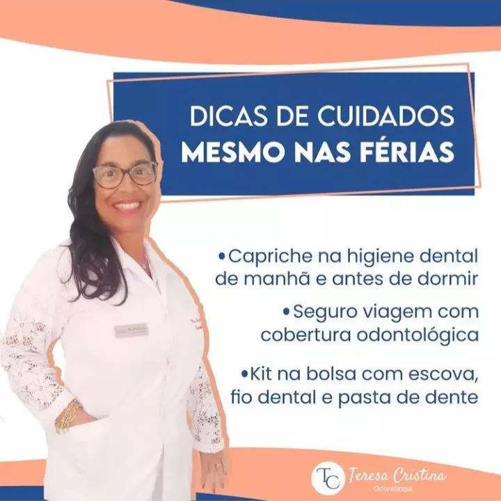 Como cuidar da saúde bucal nas férias