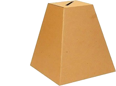 URNA DE PAPELÃO