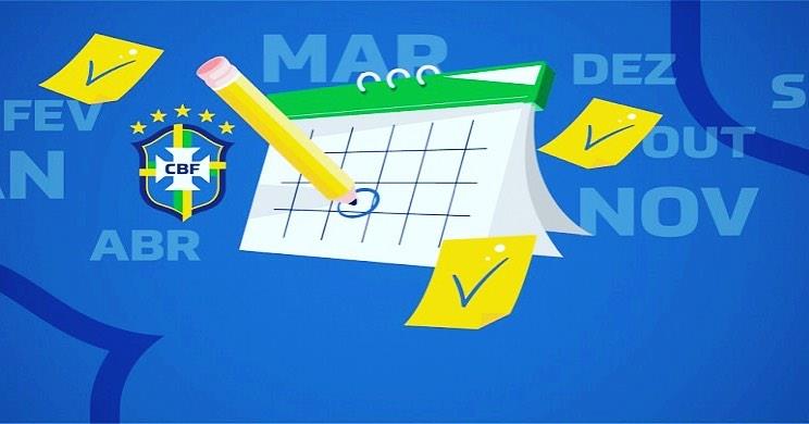 CBF publica calendário do futebol brasileiro para 2021.
