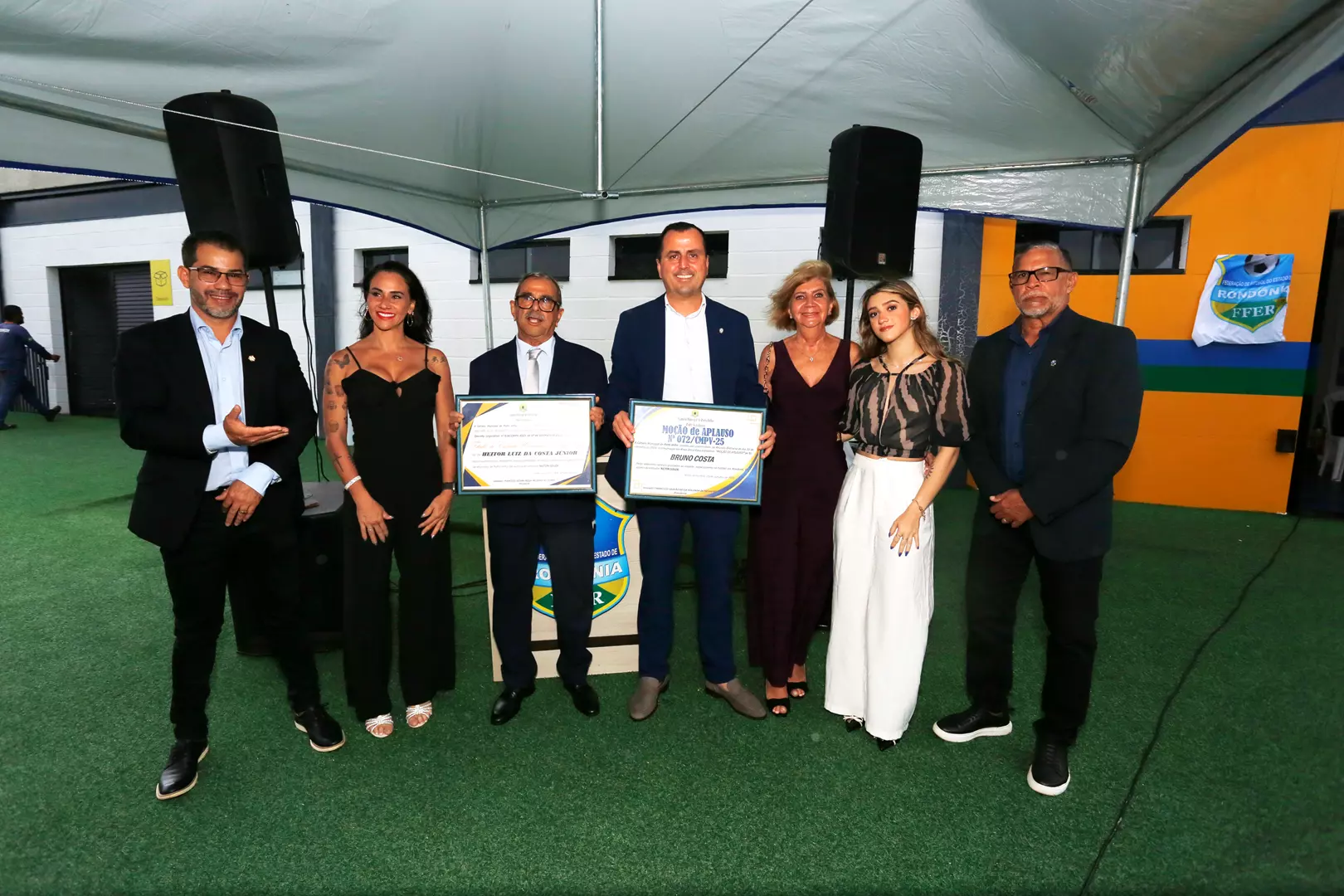 Presidente da FFER, Heitor Costa recebe maior honraria do município de Porto Velho