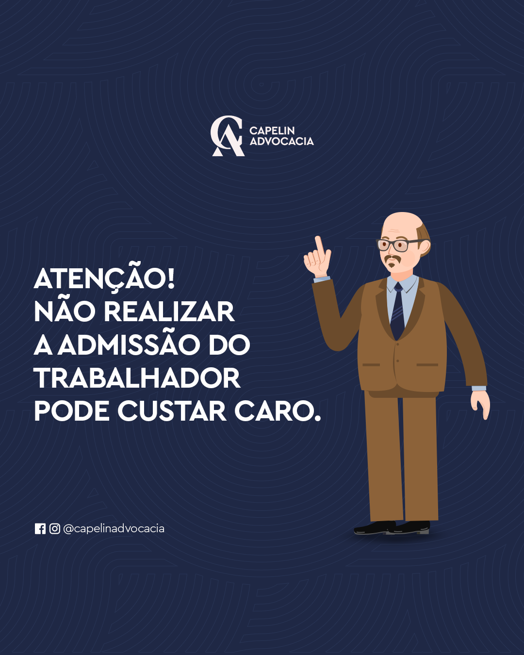 Atenção! Não realizar a admissão do trabalhador pode custar caro. Atenção! Não realizar a admissão do trabalhador pode custar caro.