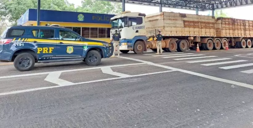 Carreta roubada é recuperada na BR 070 em Mato Grosso