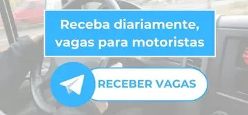 A imagem mostra uma divulgação de canal do Telegram para vagas de motoristas
