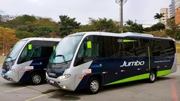 Micro-ônibus da Jumbo Turismo