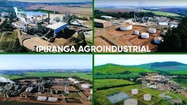 A foto mostra 4 usinas da Ipiranga Agroindustrial