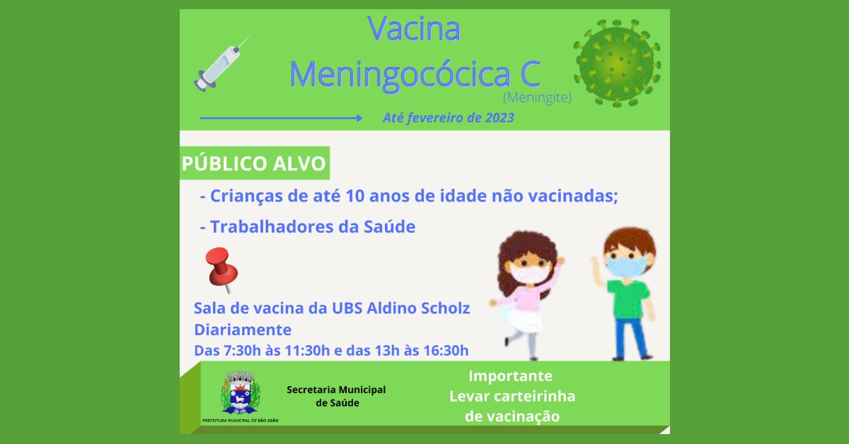 VACINA MENINGOCÓCICA C