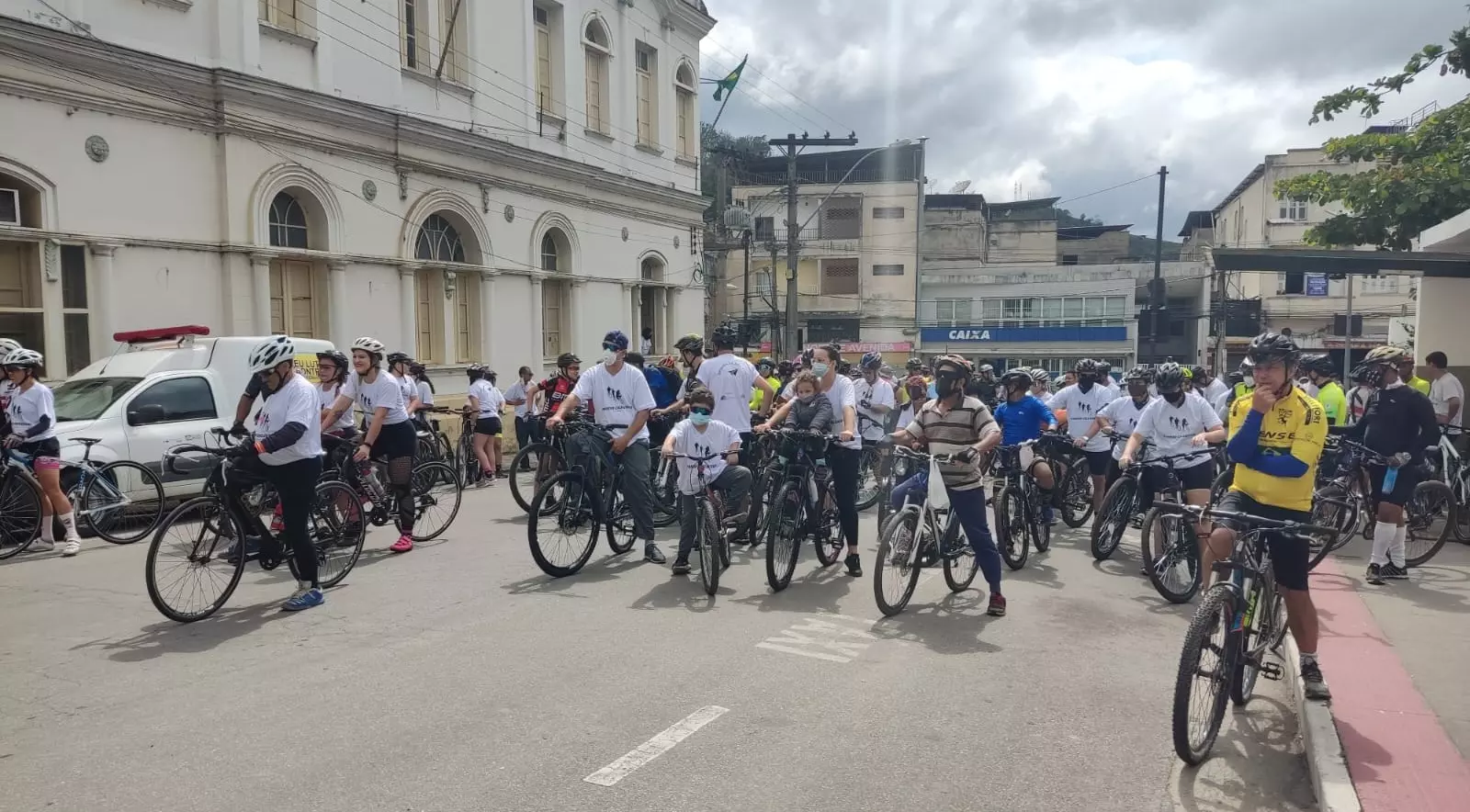 Para participar do passeio ciclístico, os interessados devem se