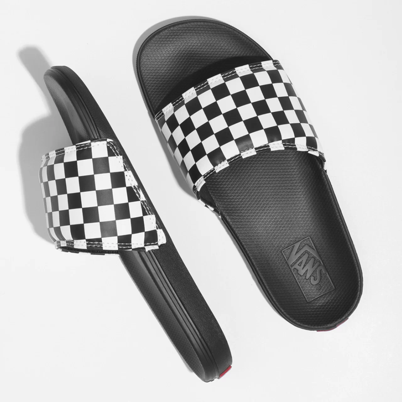 CHINELO VANS LA COSTA SLIDE-ON VN0A5HF5276CASA PRETO / XADREZ - Água do Mar Surf Shop