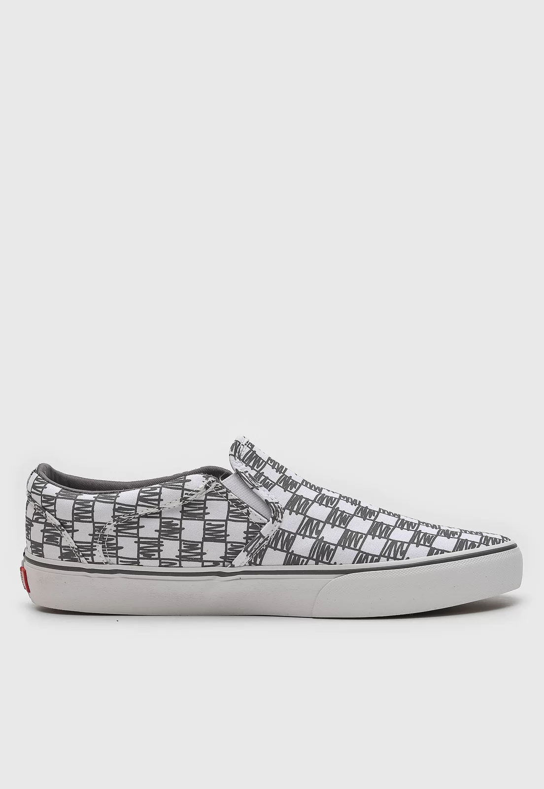 Tênis Vans Asher Xadrez Preto e Branco - l Surftrip l