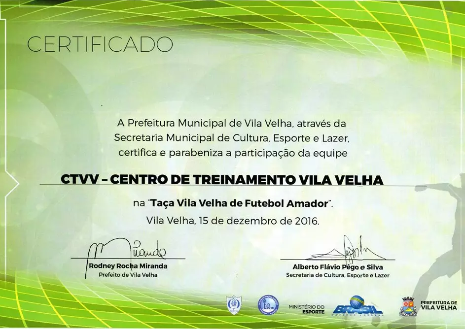 CERTIFICAÇÕES