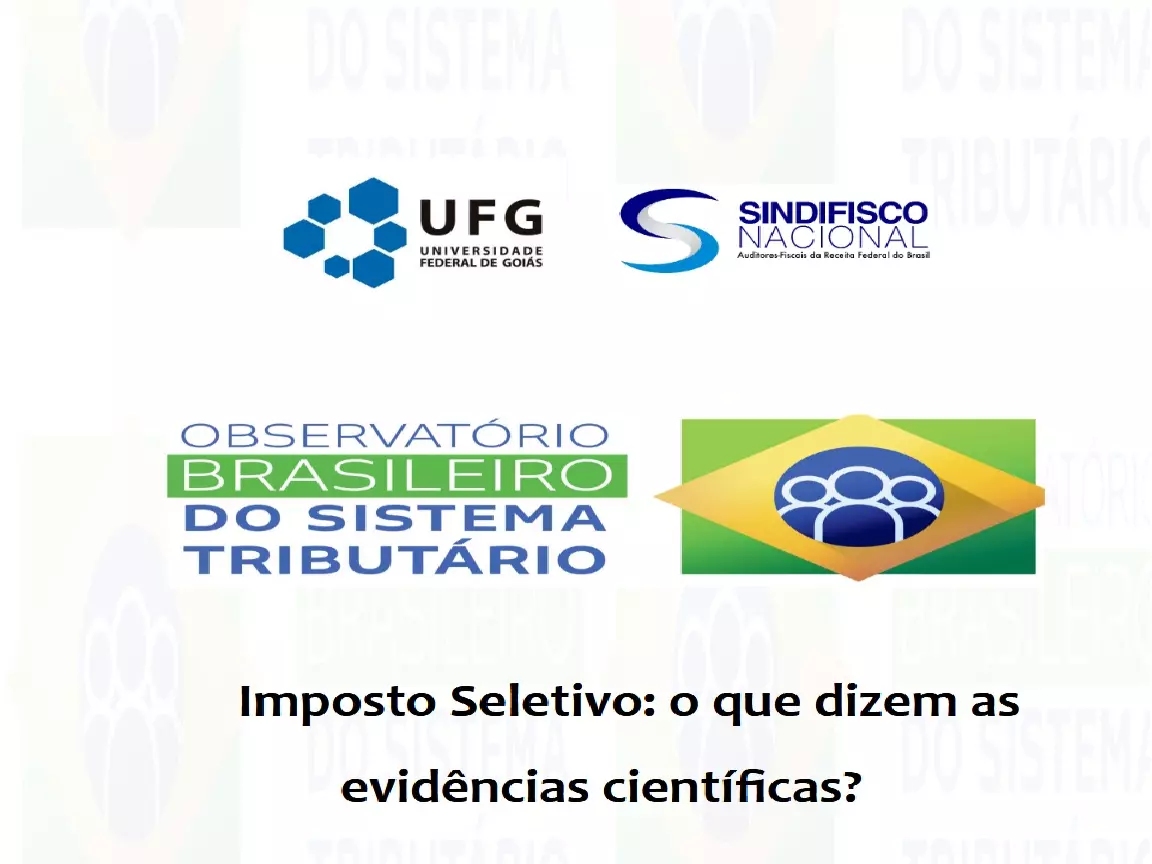 Imposto Seletivo: o que dizem as evidências científicas