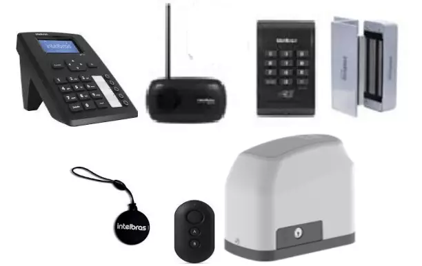Controle de acesso gerenciável, marca Intelbras. Controle de acesso gerenciável, marca Intelbras.