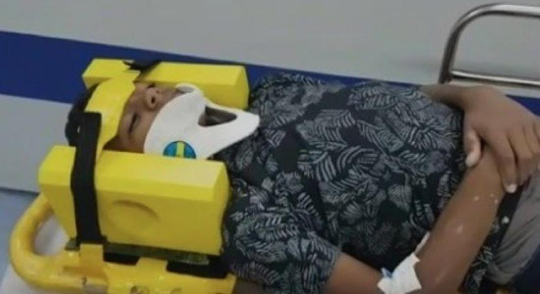 'Desafio da rasteira': menino de 11 anos teve traumatismo craniano e fraturas nas costas