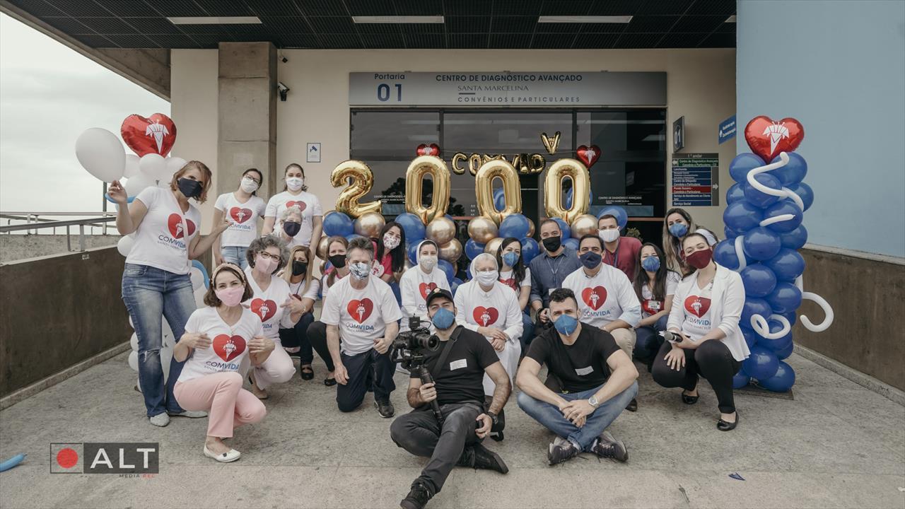 Hospital Santa Marcelina celebra alta nº 2.000 de Covid-19