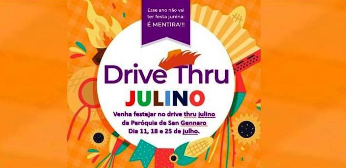 Paróquia de San Gennaro vai realizar Festa Junina Drive-Thru