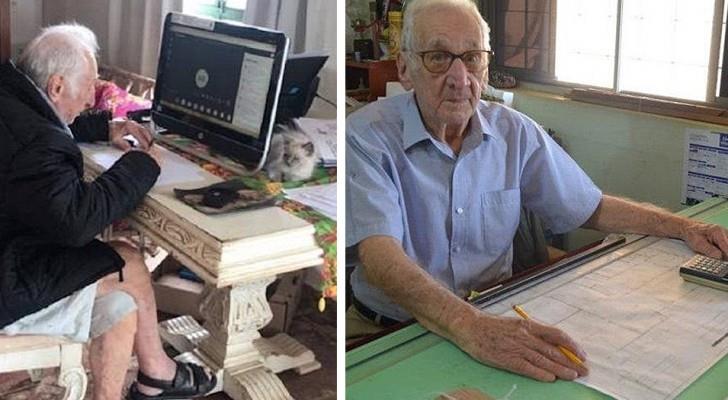 Universitário de 92 anos aprende tecnologia para assistir aulas na quarentena
