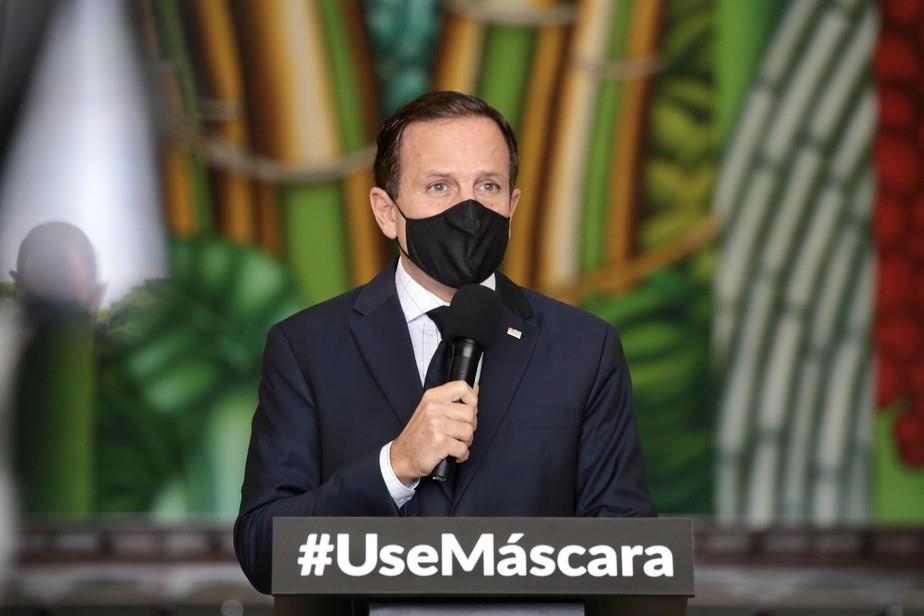 Governador João Doria está com Covid-19