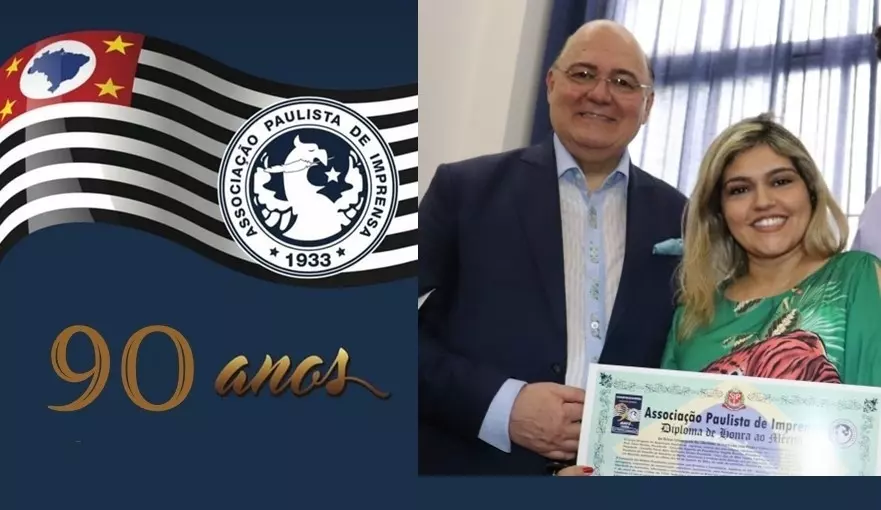 90 anos da Associação Paulista de Imprensa e Jornalista Mooquense assume Vice-presidência da Entidade