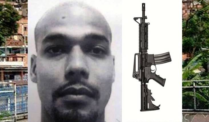 Morre chefe do tráfico no Rio após o seu fuzil explodir