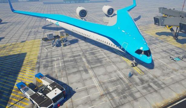 Avião 'Flying-V' inspirado em guitarra poderia transportar passageiros usando 20% menos combustível