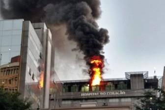 Hospital do Coração em São Paulo pega fogo