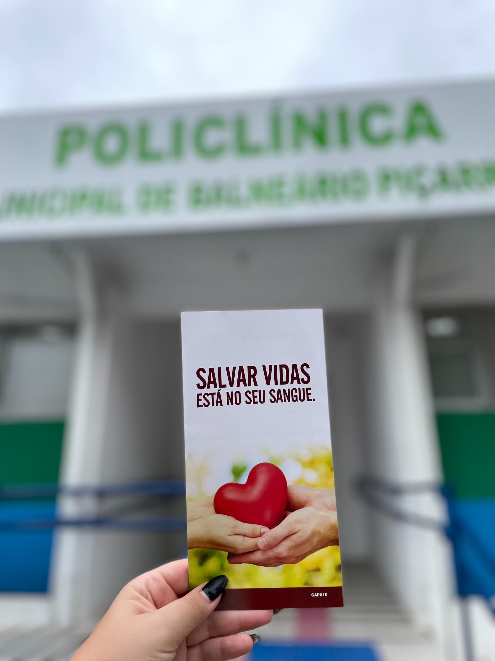 Saúde abre cadastro para doação de sangue na Policlínica Municipal no dia 4 de novembro